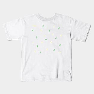 Jasmine Flowers Pattern Kids T-Shirt